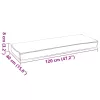 Raklap párna készlet 2 pcs Antracit 120 x 40 x 8 cm