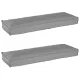 Raklap párna készlet 2 pcs Szürke 120 x 40 x 8 cm Oxford szövet