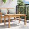 Dohányzóasztal Barna 90 x 50 x 45.5 cm Tömör tíkfa