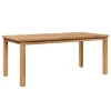 Dohányzóasztal Barna 110 x 55 x 45 cm Tömör tíkfa