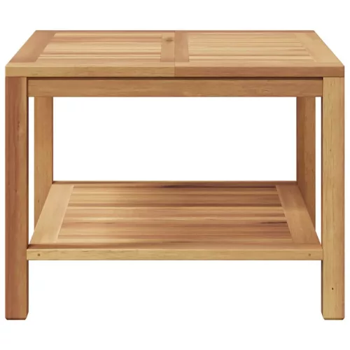 Dohányzóasztal Barna 60 x 60 x 45 cm Tömör tíkfa
