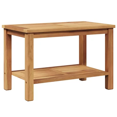 Dohányzóasztal Barna 70 x 40 x 45 cm Tömör tíkfa