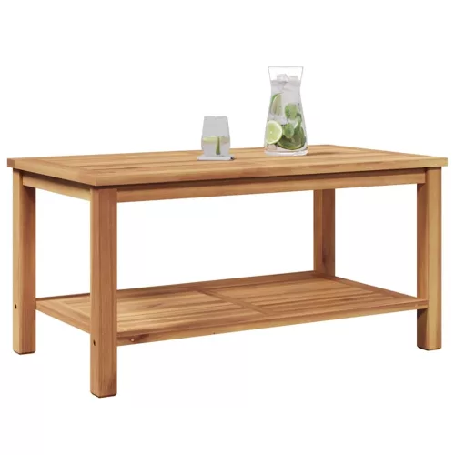 Dohányzóasztal Barna 90 x 50 x 45 cm Tömör tíkfa
