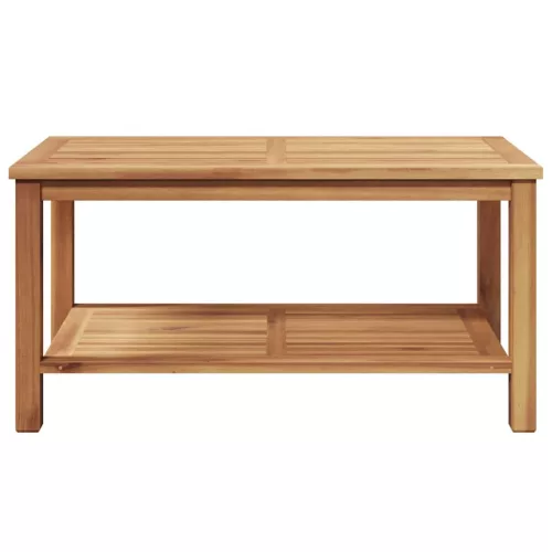 Dohányzóasztal Barna 90 x 50 x 45 cm Tömör tíkfa