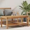 Dohányzóasztal Barna 110 x 55 x 45 cm Tömör tíkfa