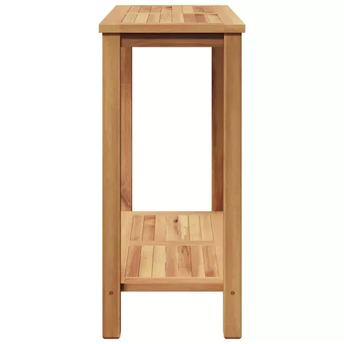 Dohányzóasztal tárolóval Barna 85 x 35 x 75 cm Tömör tíkfa