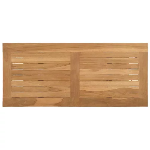 Dohányzóasztal tárolóval Barna 85 x 35 x 75 cm Tömör tíkfa