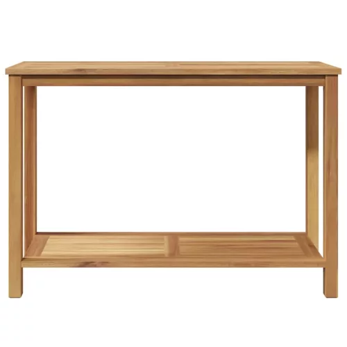 Dohányzóasztal tárolóval Barna 110 x 40 x 45 cm Tömör tíkfa