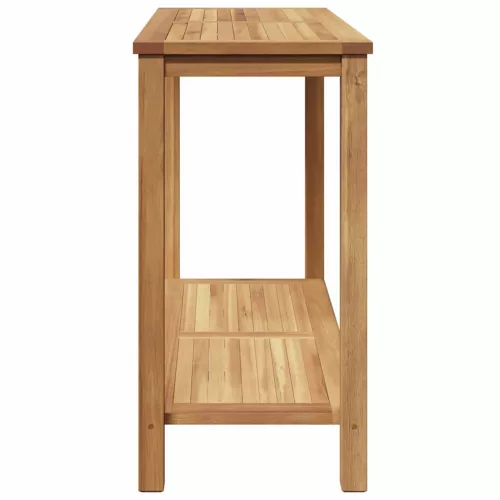Dohányzóasztal tárolóval Barna 110 x 40 x 45 cm Tömör tíkfa