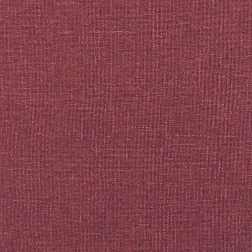 Egyszemélyes kanapéágy kerekekkel bordó 90 x 165 x 87 cm szövet