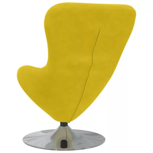 Tojásfotel Sárga 63 x 73 x 90 cm Bársony