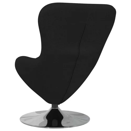 Tojásfotel Fekete 63 x 73 x 90 cm szövet
