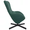 Tojásfotel Sötétzöld 63 x 73 x 90 cm Bársony