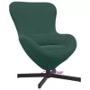 Tojásfotel Sötétzöld 63 x 73 x 90 cm Bársony