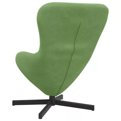 Tojásfotel Világos zöld 63 x 73 x 90 cm Bársony