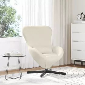 Tojásfotel Krém 63 x 73 x 90 cm Bársony