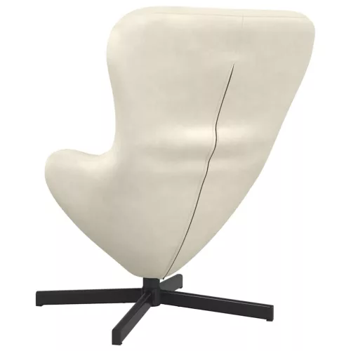 Tojásfotel Krém 63 x 73 x 90 cm Bársony