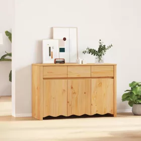   Széf Drammen Tölgyszínű 114 x 43 x 75.5 cm Tömör fenyőfa