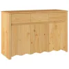 Széf Drammen Tölgyszínű 114 x 43 x 75.5 cm Tömör fenyőfa