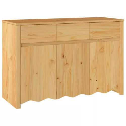 Széf Drammen Tölgyszínű 114 x 43 x 75.5 cm Tömör fenyőfa
