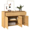 Széf Drammen Tölgyszínű 114 x 43 x 75.5 cm Tömör fenyőfa