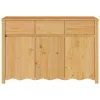 Széf Drammen Tölgyszínű 114 x 43 x 75.5 cm Tömör fenyőfa