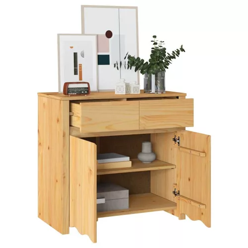 Oldalszekrény Drammen Tölgyszínű 79 x 43 x 75.5 cm
