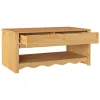 Dohányzóasztal Drammen Tölgyszínű 99 x 55 x 45 cm Tömör fenyőfa
