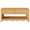 Dohányzóasztal Drammen Tölgyszínű 99 x 55 x 45 cm Tömör fenyőfa