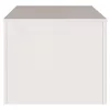 Dohányzóasztal Drammen Fehér 99 x 55 x 45 cm Tömör fenyőfa