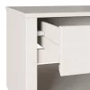 Dohányzóasztal Drammen Fehér 99 x 55 x 45 cm Tömör fenyőfa