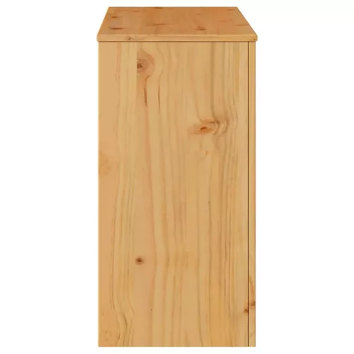 Konzolasztal Drammen Tölgyszínű 89.5 x 37 x 73 cm Tömör fenyőfa