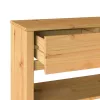 Konzolasztal Drammen Tölgyszínű 89.5 x 37 x 73 cm Tömör fenyőfa