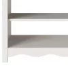 Konzolasztal Drammen Fehér 89.5 x 37 x 73 cm Tömör fenyőfa