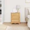 Éjjeliszekrény Drammen Tölgyszínű 45 x 35 x 56 cm Tömör fenyőfa