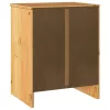 Éjjeliszekrény Drammen Tölgyszínű 45 x 35 x 56 cm Tömör fenyőfa