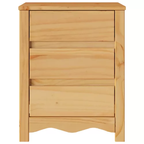 Éjjeliszekrény Drammen Tölgyszínű 45 x 35 x 56 cm Tömör fenyőfa
