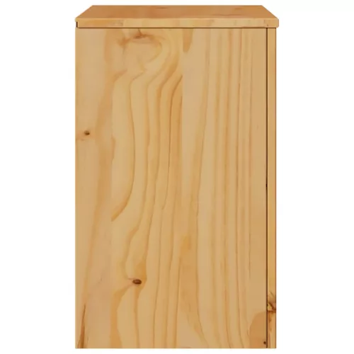 Éjjeliszekrény Drammen Tölgyszínű 45 x 35 x 56 cm Tömör fenyőfa