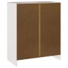 Fiókos szekrény Drammen Fehér 76.5 x 40 x 91 cm Tömör fenyőfa
