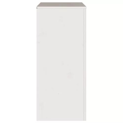 Fiókos szekrény Drammen Fehér 76.5 x 40 x 91 cm Tömör fenyőfa