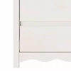 Fiókos szekrény Drammen Fehér 76.5 x 40 x 91 cm Tömör fenyőfa