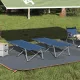 Összecsukható Kemping Ágy 2 pcs Kék 62 x 194 x 42 cm