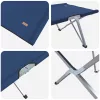 Összecsukható Kemping Ágy 2 pcs Kék 62 x 194 x 42 cm