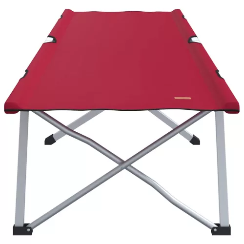 Összecsukható Kemping Ágy 2 pcs Piros 62 x 194 x 42 cm