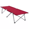 Összecsukható Kemping Ágy 2 pcs Piros 62 x 194 x 42 cm