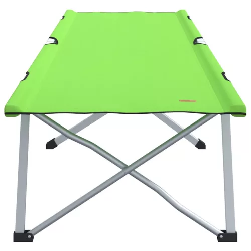 Összecsukható Kemping Ágy 2 pcs Sötétzöld 62 x 194 x 42 cm