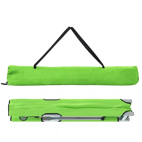 Összecsukható Kemping Ágy 2 pcs Sötétzöld 62 x 194 x 42 cm