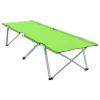 Összecsukható Kemping Ágy 2 pcs Sötétzöld 62 x 194 x 42 cm