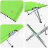 Összecsukható Kemping Ágy 2 pcs Sötétzöld 62 x 194 x 42 cm