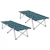 Összecsukható Kemping Ágy 2 pcs Levélminta 62 x 194 x 42 cm
